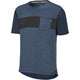 IXS Sports Division iXS Flow X Kids Short Sleeve Jersey KM Storm / Marine - atmungsaktives Kinder-Bikejersey