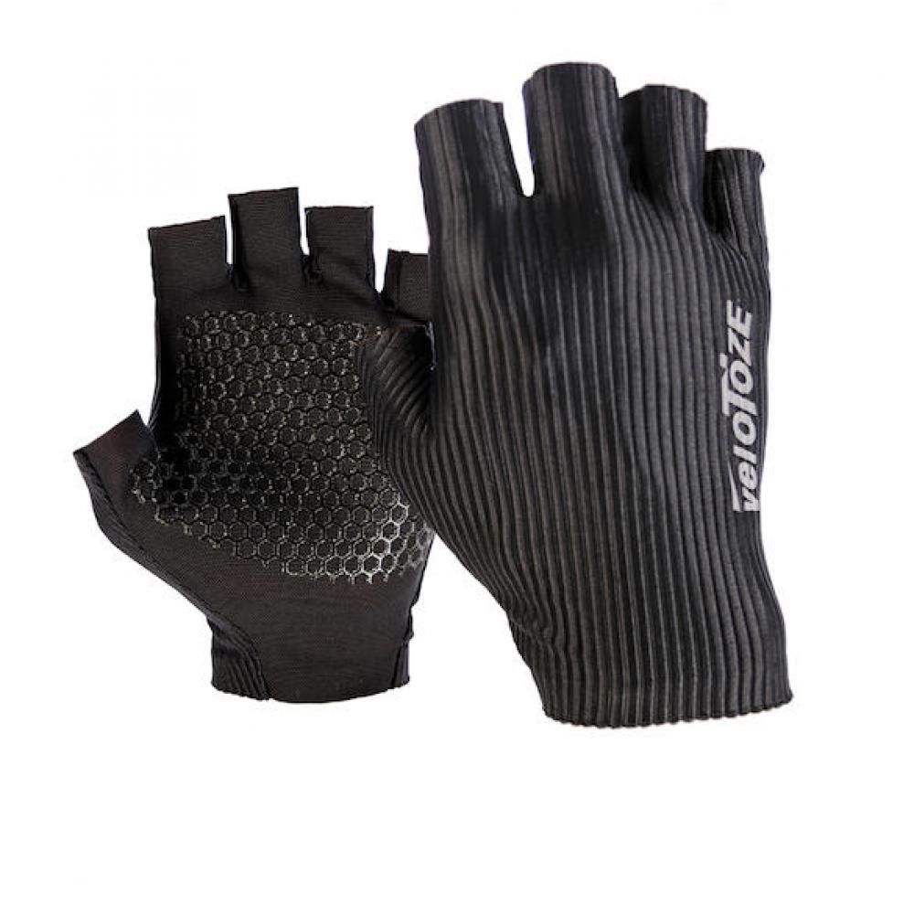 VeloToze Handschuhe Lightweight schwarz M Schwarz - superleichter, atmungsaktiver Radhandschuh