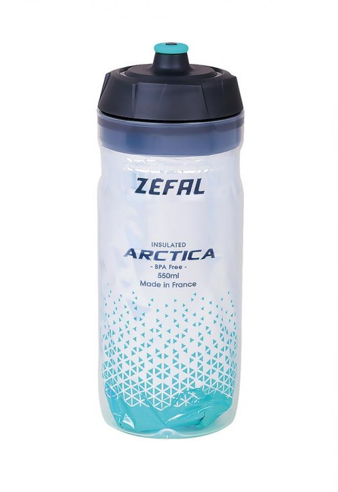 Zefal Trinkflasche Arctica 55 550ml silber caribbean green