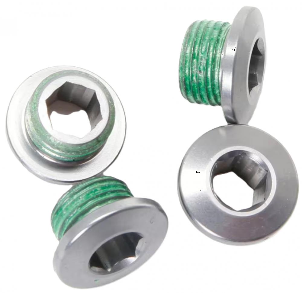 SRAM Kettenblattschrauben XX1 Aluminium zephyr grau - leichte & stabile Kurbelmontage