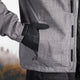 CHIBA Allweather Jacke - wasserdichte, winddichte & atmungsaktive Radjacke 3XL hellgrau