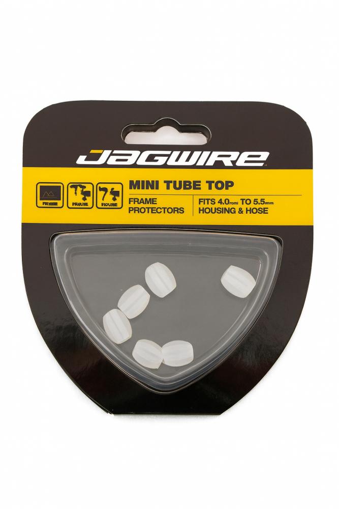 Jagwire Rahmenschützer Mini Tube Tops Mini Transparent - Schutz für Rahmen und Zughüllen