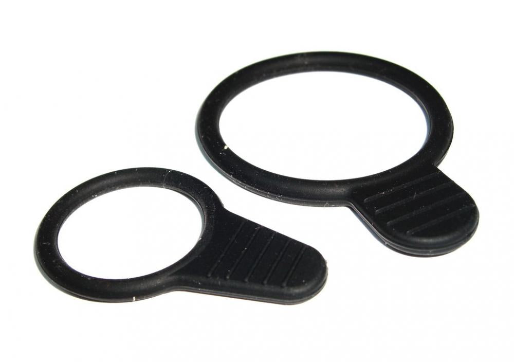 Schwarze Sigma O-Ringe Gummiringe für Nugget II Fahrradbeleuchtung.