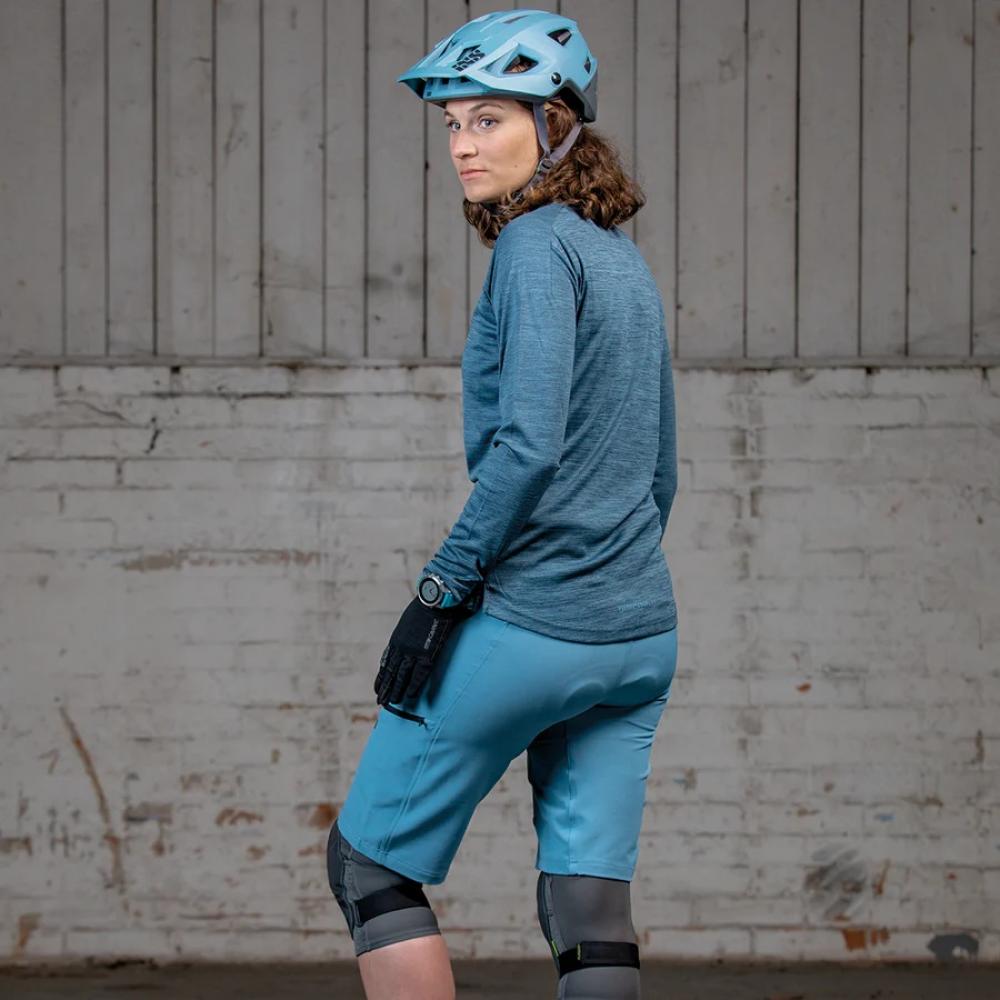 IXS Sports Division iXS Flow X Women longsleeve jersey 40 Ocean - atmungsaktives Trail-Trikot