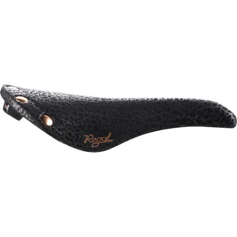 Selle San Marco Regal Le Rino Sattel 149 x 283 mm Schwarz - Klassisches Leder-Design mit Biofoam-Komfort