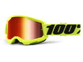 100% Strata 2 Goggle - Mirror Lens unis Fluo Yellow - maximale Sicht & Komfort