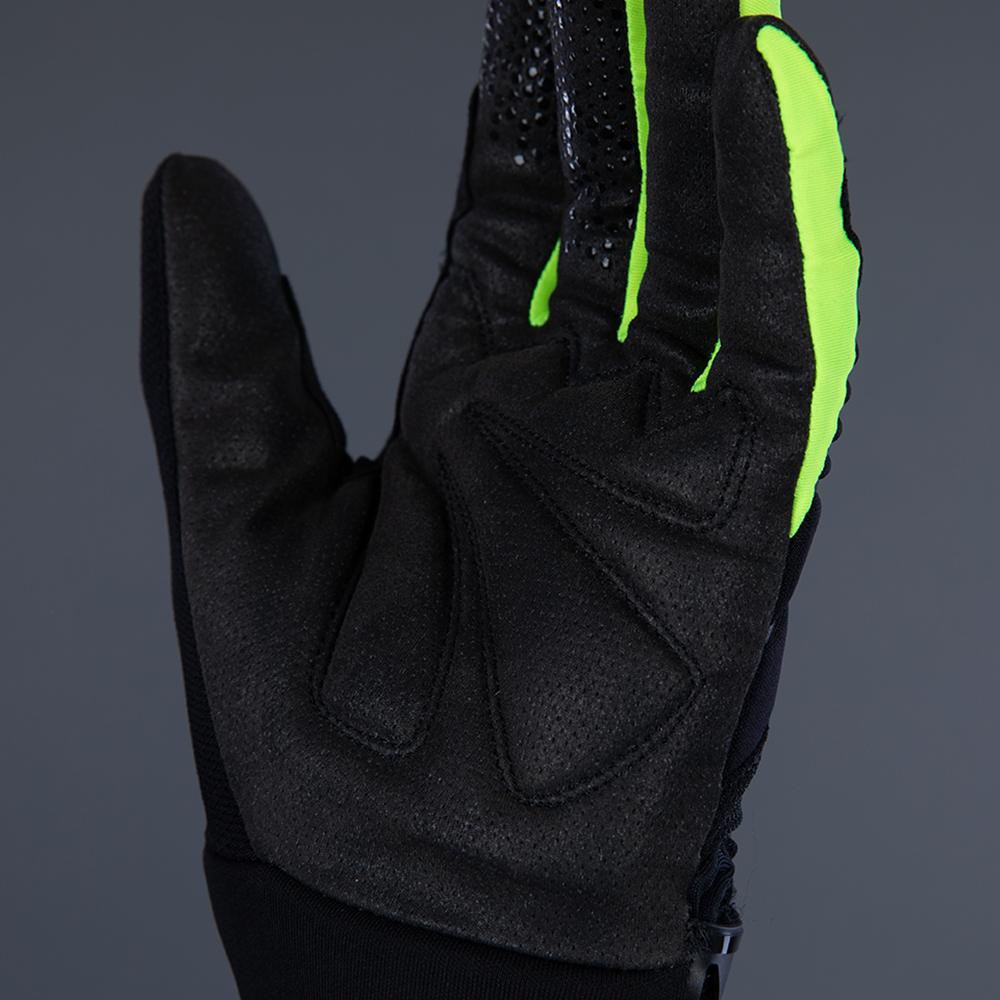 CHIBA Blade - Radhandschuhe S schwarz/neongelb, atmungsaktiv mit Touchfunktion