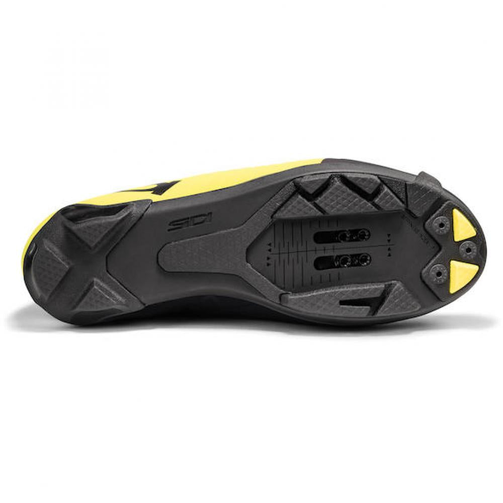 Sidi MTB Hiemx black/yellow neon 2025 42 Schwarz/gelb - winterfester MTB-Schuh mit Gore-Tex