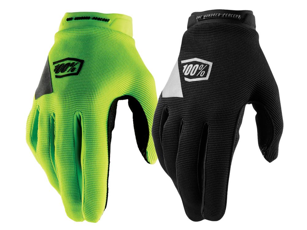 100% Ridecamp Women's Gloves M Black/Charcoal - komfortabler MTB-Handschuh mit Touchfunktion