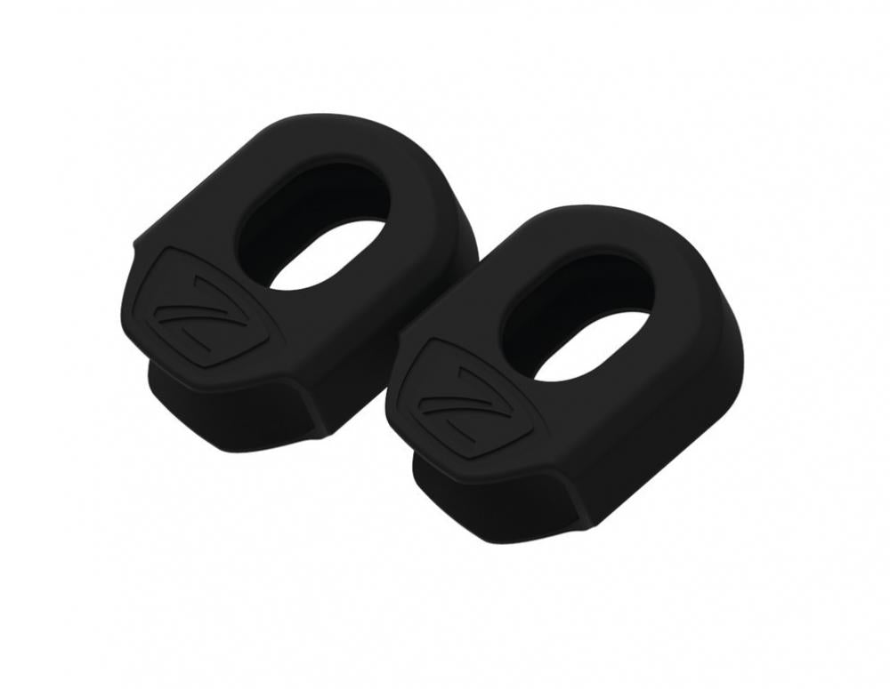 Schwarze Zefal Kurbelschutz Crank Armor, ein Paar, für Fahrradkurbeln.
