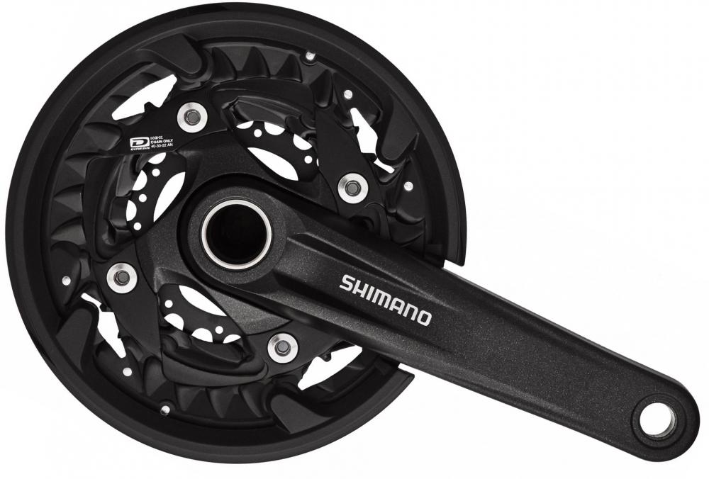 SHIMANO Kurbelgarnitur FC-MT500 10-fach 170 mm 40-30-22 Zähne - 10-fach, 170 mm, 40-30, 22 Zähne