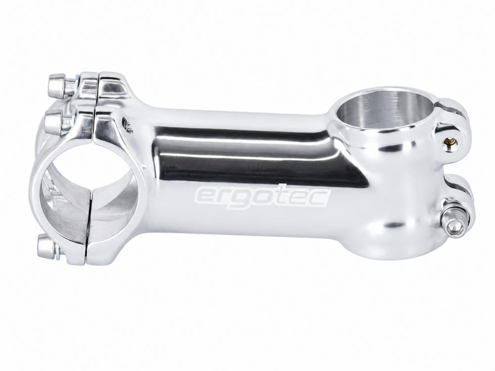 ergotec Shark Ahead-Vorbau 31,8 mm - 90 mm, 7°, silber