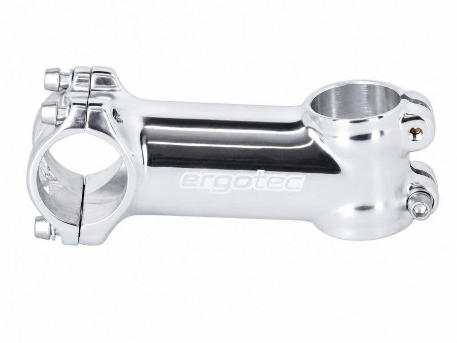 ergotec Shark Ahead-Vorbau 31,8 mm - 90 mm, 7°, silber