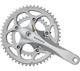SHIMANO Kurbelgarnitur FC-R345 9-fach 170 mm 50-34 Zähne Silber - Effizienter Antrieb für Rennrad & Fitnessbike