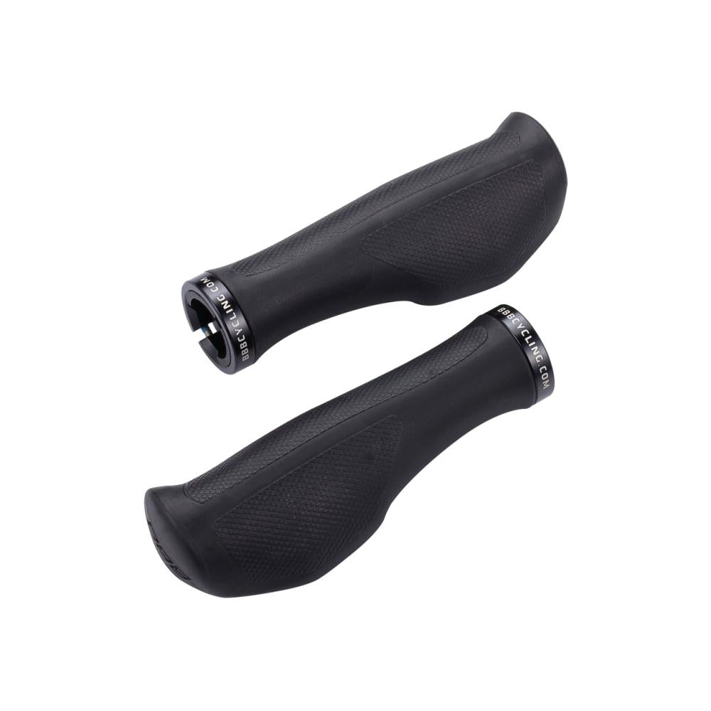 BBB Cycling BBB Griffe ErgoFix 132mm schwarz - ergonomische Fahrradgriffe für mehr Komfort