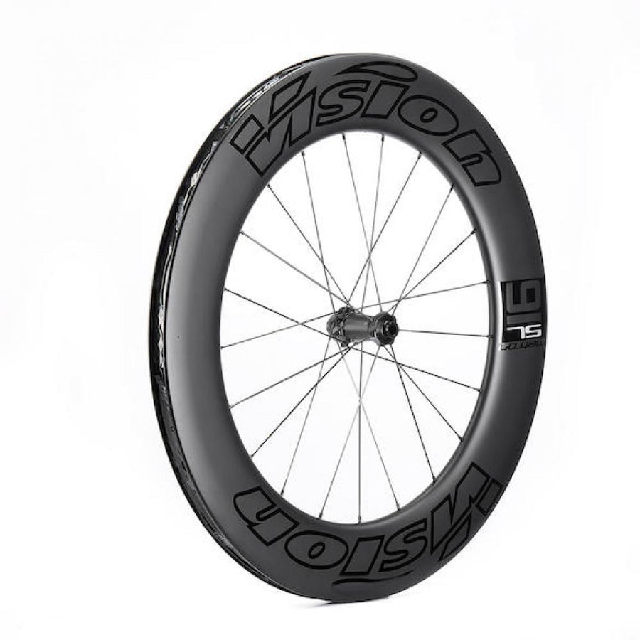 Vision Laufrad VR Metron 91 SL Disc 622x21x90 mm Schwarz - extrem aerodynamisches Vorderrad