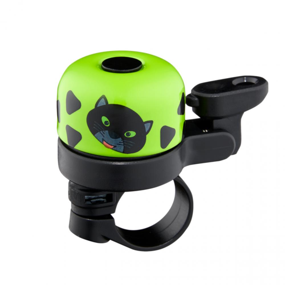 Affenzahn Fahrradklingel Panther grün  Kinder-Fahrradklingel in Tierform, leicht zu montieren, wetterfest, ideal für Jungen und Mädchen