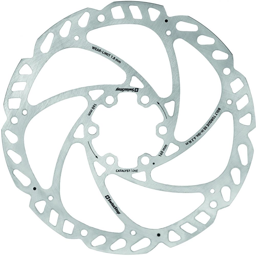 SwissStop Bremsscheibe Catalyst One 6-Loch 160 Rot - starke Bremsleistung und Hitzeableitung
