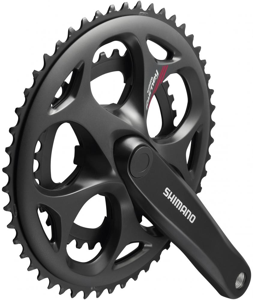SHIMANO Kurbelgarnitur TOURNEY FC-A070 Kurbelgarnitur - 7-fach, 8-fach, 170 mm, 50-34 Zähne, 34 Zähne