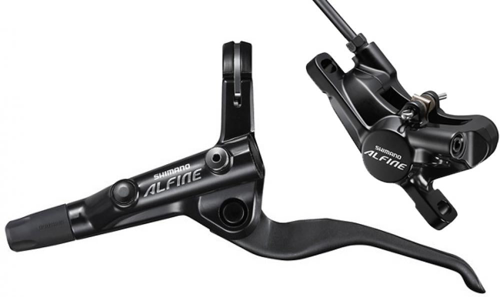 SHIMANO Scheibenbremse ALFINE BL-S7000/BR-S7000 VR - hydraulische Disc-Brake, schwarz