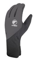 CHIBA Softshell Light - Radhandschuhe L dunkelgrau, winddicht & touchfähig