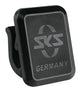 SKS USC-Clip eckig mit SKS Logo, schwarz, Kunststoff, Gummi, Unterlaufstrebenclip für Velo 55 Schutzbleche, Ersatzteil für sichere Befestigung und Halt