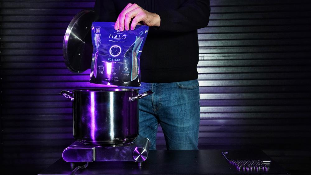 Halo Hot Wax Lube 600g + Boil Bag