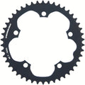 Stronglight Rennrad-Kettenblatt LK 130 Millimeter 46 Zähne 5-Arm Aluminium 9-10-fach schwarz silber