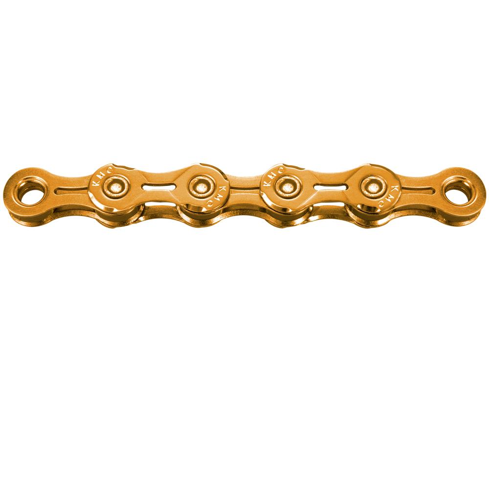 ​ X11el Ti-n Waxed 11-fach Kette, 118 Glieder, 1/2"x11/128", 5,65 Mm, Ti-n Gold, Gewachst, Inkl. Missinglink​