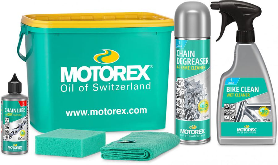 MOTOREX Reinigungsset BIKE CLEANING KIT 8L-Set - komplette Fahrradpflege