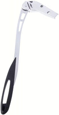 PLETSCHER Hinterbauständer Multi Zoom silber - verstellbar 2628 Zoll, Aluminium-Druckguss pulverbeschichtet, Schiebe- und Gegenlaschenbefestigung, Kunststofffuß Zoom