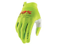 100% iTrack Gloves S fluo yellow - ultraleichter MTB-Handschuh mit maximalem Grip
