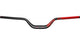 DEITY Highside 35 mm Lenker, 800 mm breit, 80 mm Rise, 9° Backsweep, 5° Upsweep, schwarz-rot, für DJ/Slopestyle, 323 g, langlebig, kompatibel mit Ø35 mm Vorbauten