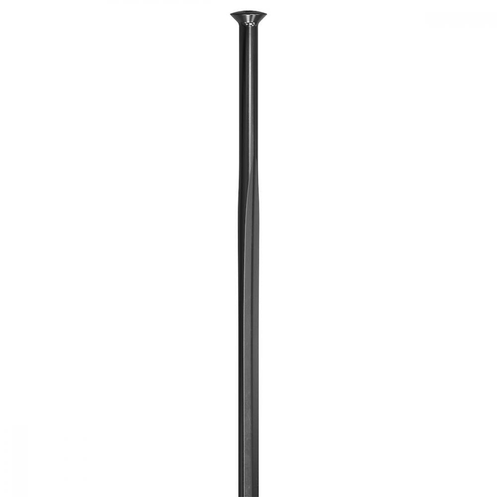 DT Swiss Speiche Aero Comp Straightpull 2.0/2.3/1.2 298 mm schwarz - aerodynamische Hochleistungsspeiche