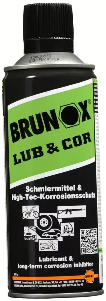 Brunox Lub & Cor Allwetter Kettenspray 400ml: Haftstarkes Schmiermittel & Korrosionsschutz für Fahrrad, E-Bike, Motorrad.