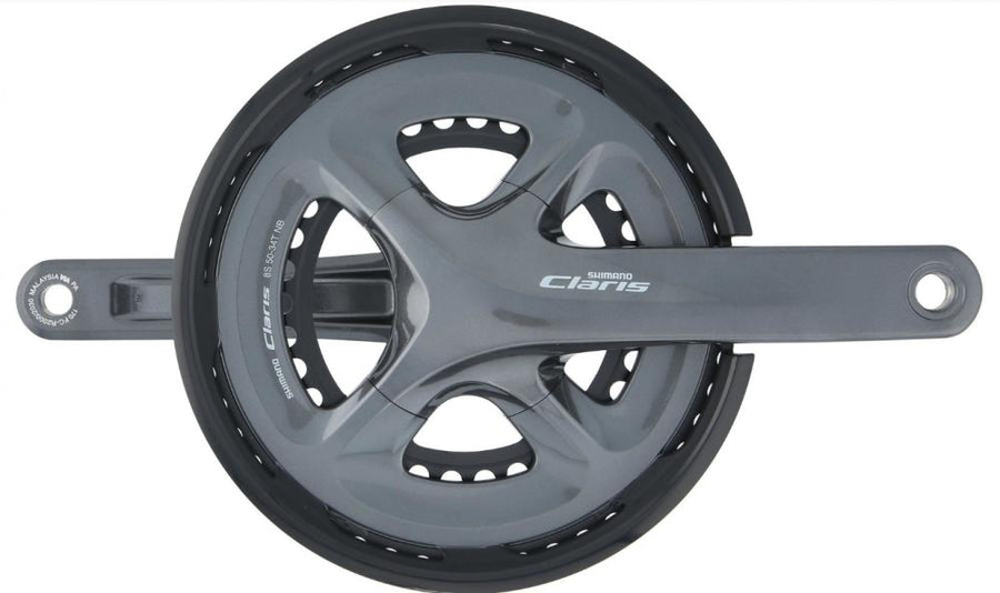 SHIMANO Kurbelgarnitur CLARIS FC-R2000 Kurbelgarnitur - 8-fach, 170 mm, 50-34 Zähne, 34 Zähne