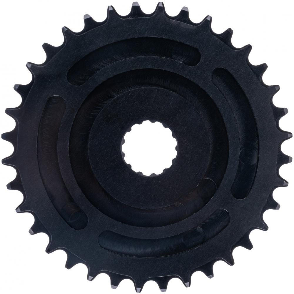 CONTEC Kettenblatt "C.Drive DM"nDirect Mount, 9-/10-/11-fach, 3/32", Narrow-Wide (NW) Zahnprofil, Aluminium 7075, schwarznSB-verpackt, 47,5mm Kettenlinie (Standard), Chainglider kompatibel, passend für Bosch Antrieb Gen. 3, 36 Zähne