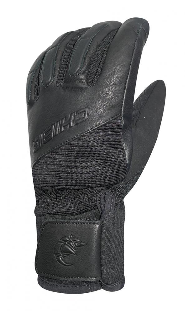 CHIBA Sport Pro - wasserdichte Winter-Radhandschuhe mit PrimaLoft, Größe 7, schwarz