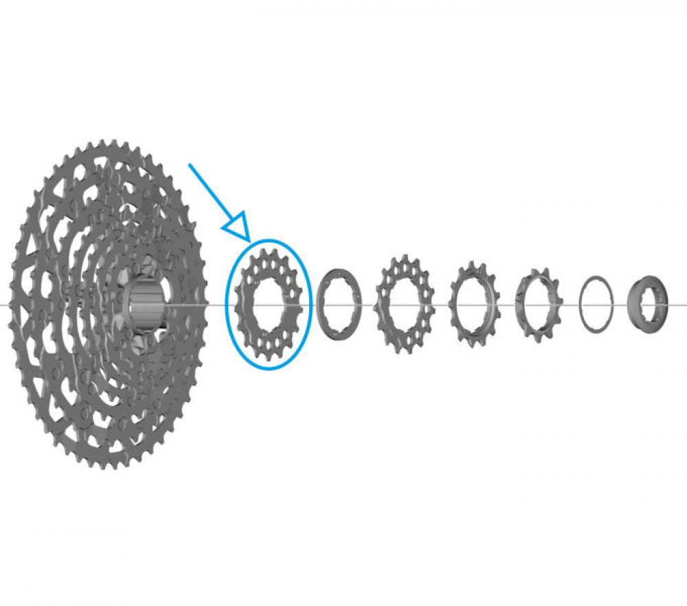 SHIMANO Ritzel für CS-LG700 - 17 Zähne