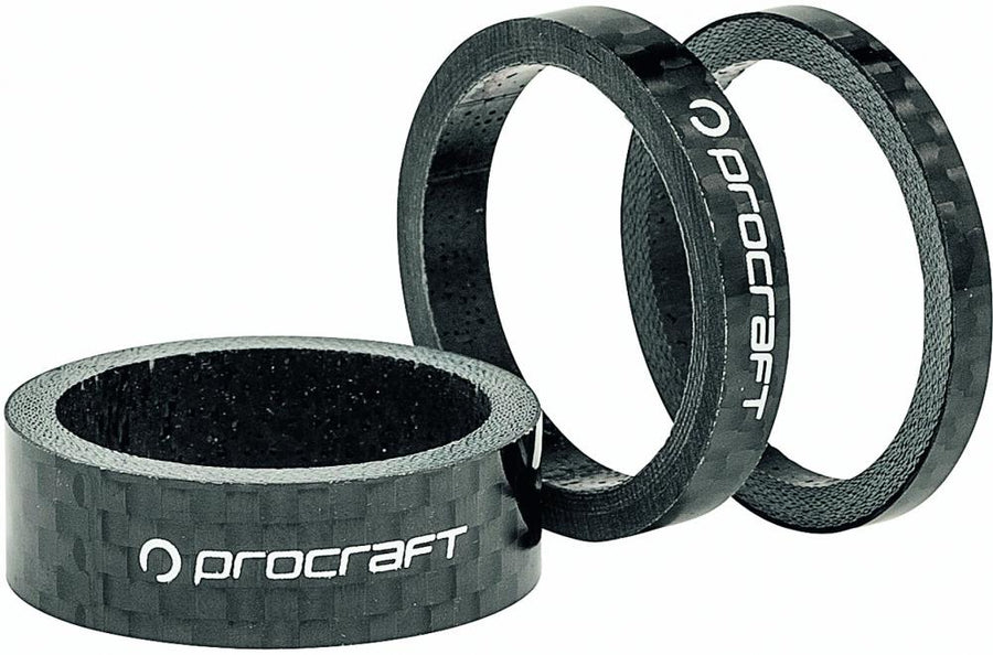 Procraft Spacer Carbon 1 1/8 Zoll Set - Ahead Spacer 3, 5, 10 mm