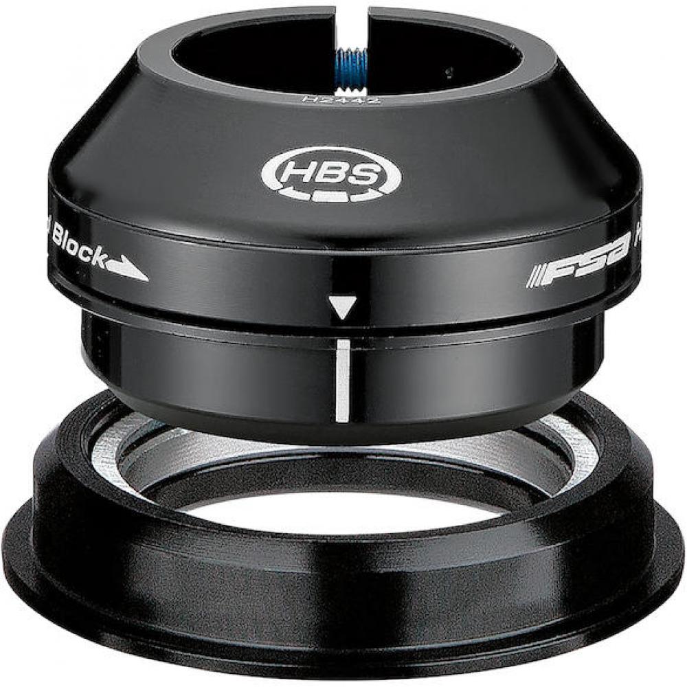 FSA Steuersatz NO.57 HBS 1 1/8 - 1.5" Schwarz - präziser Tapered-Steuersatz für moderne Rahmen