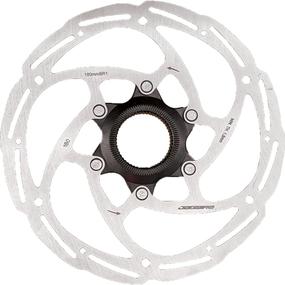 Bremsscheibe Basics Br1 Centerlock 180 Mm Silber - Zuverlässige Bremsleistung