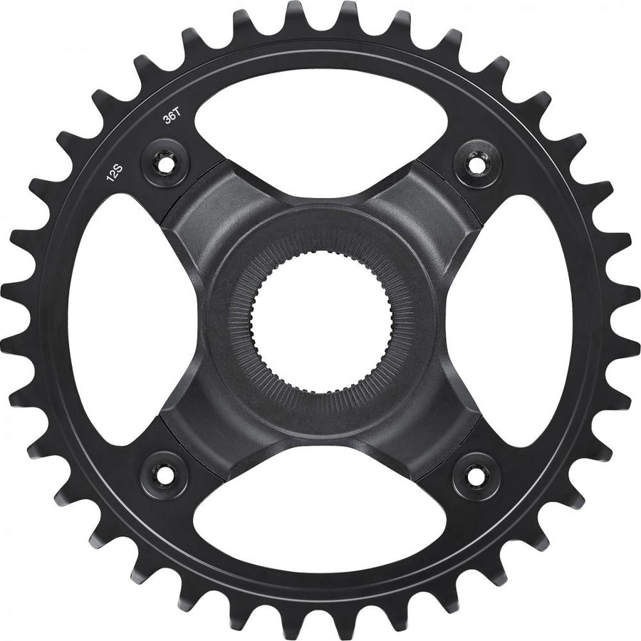 SHIMANO Kettenblatt SM-CRE70 36Z für E-Bike Systems - effizienter Antrieb ohne KSR