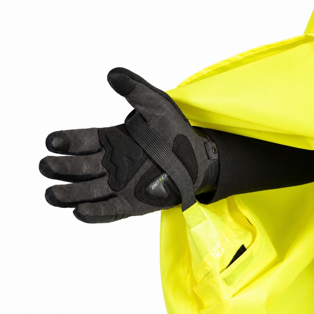 CHIBA Regenponcho - neongelb, XL/XXL, wasserdicht & winddicht