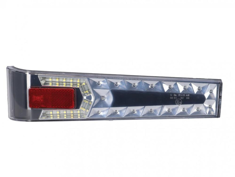 XLC LED Rückleuchte rechts CC-X19 für XLC Azura Xtra/XtraLED/Almada Fahrradträger, mit Reflektor und weißen LEDs