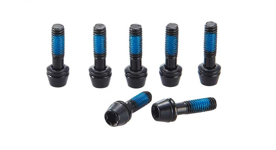 Ritchey Superlogic C260 Vorbauschrauben, 7 Stück, Edelstahl, schwarz, kompatibel mit Superlogic C260 Vorbau, Größen: 3x M4x23 mm, 4x M4x20 mm