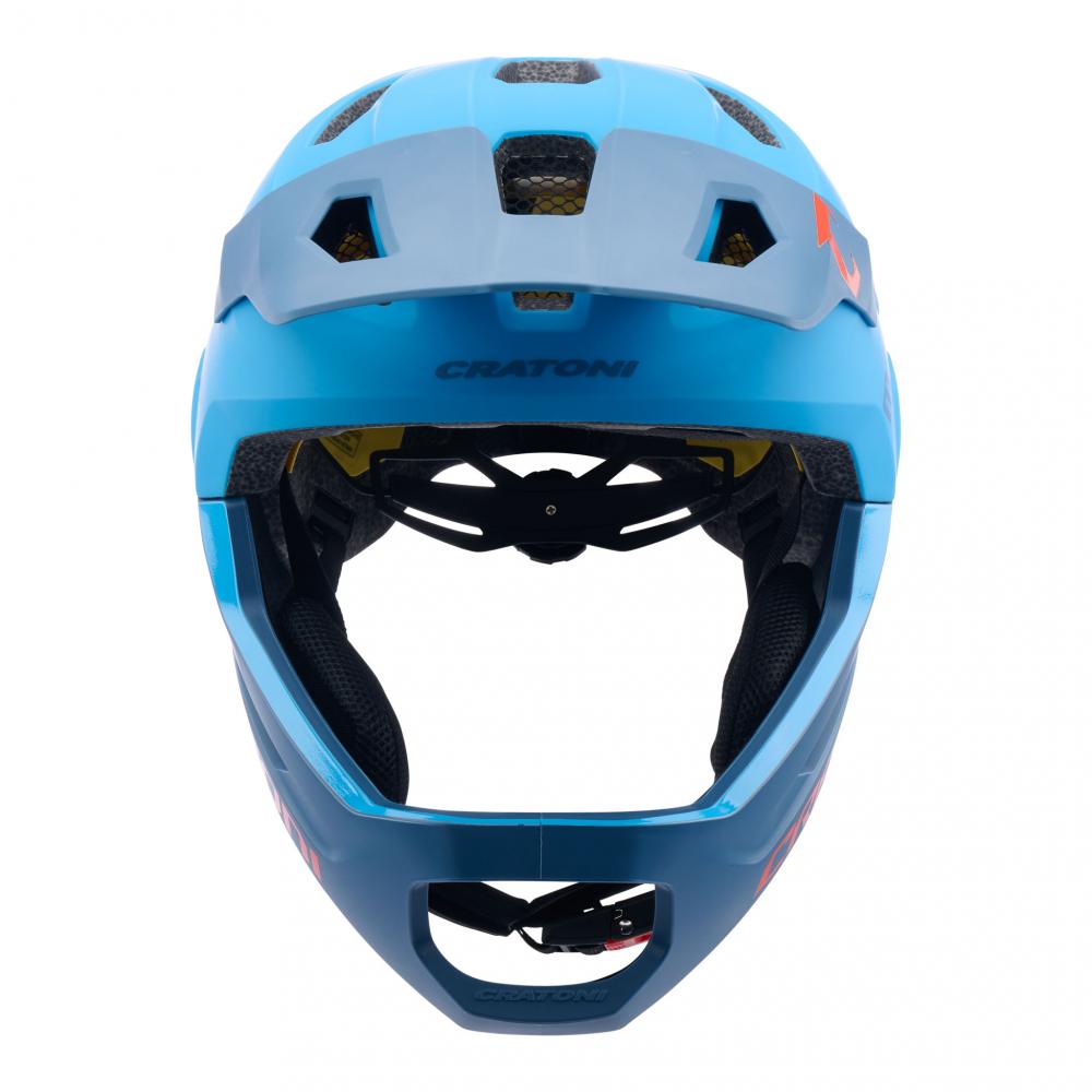 CRATONI Madcat MIPS Kinder-Fullface-Helm S-M - blue matt