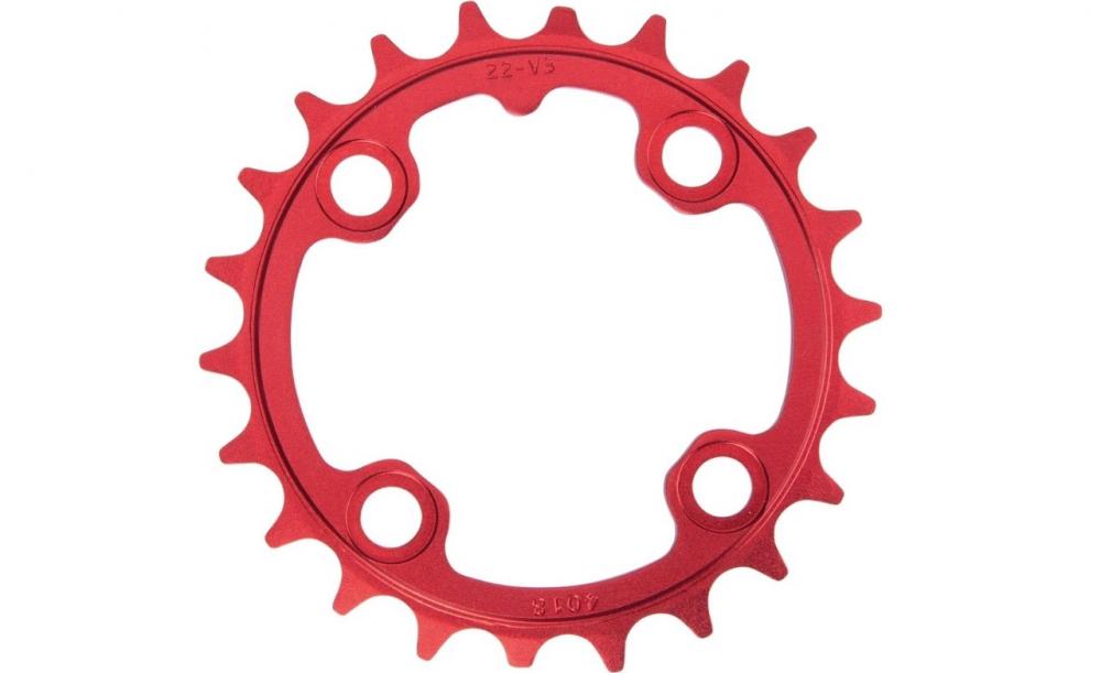 Truvativ Kettenblatt Mtb;22t, Lk64mm, Alu., Rot;