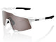 100% Speedcraft - HiPER Mirror Lens unis Matte White HiPER Silver - maximale Performance & Sicht