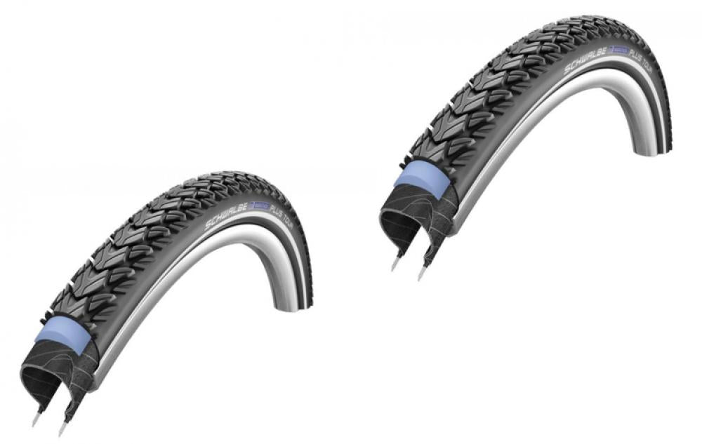 Schwalbe 2 x Reifen Drahtreifen MARATHON PLUS TOUR 28x1.40 Zoll 37-622 E25